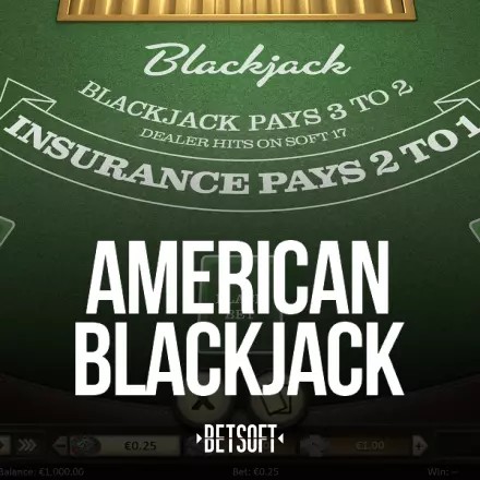 American Blackjack logo by Betsoft Gaming at Bwin Casino