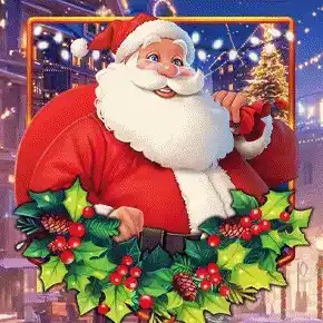 Christmas Wheel slot logo by KA Gaming at Bwin Casino