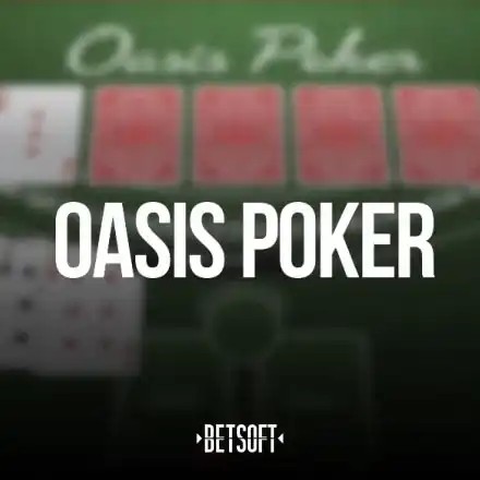 Oasis Poker logo by Betsoft Gaming at Bwin Casino