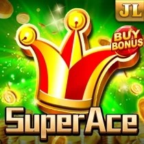 Super Ace slot logo by Jili Games at Bwin Casino